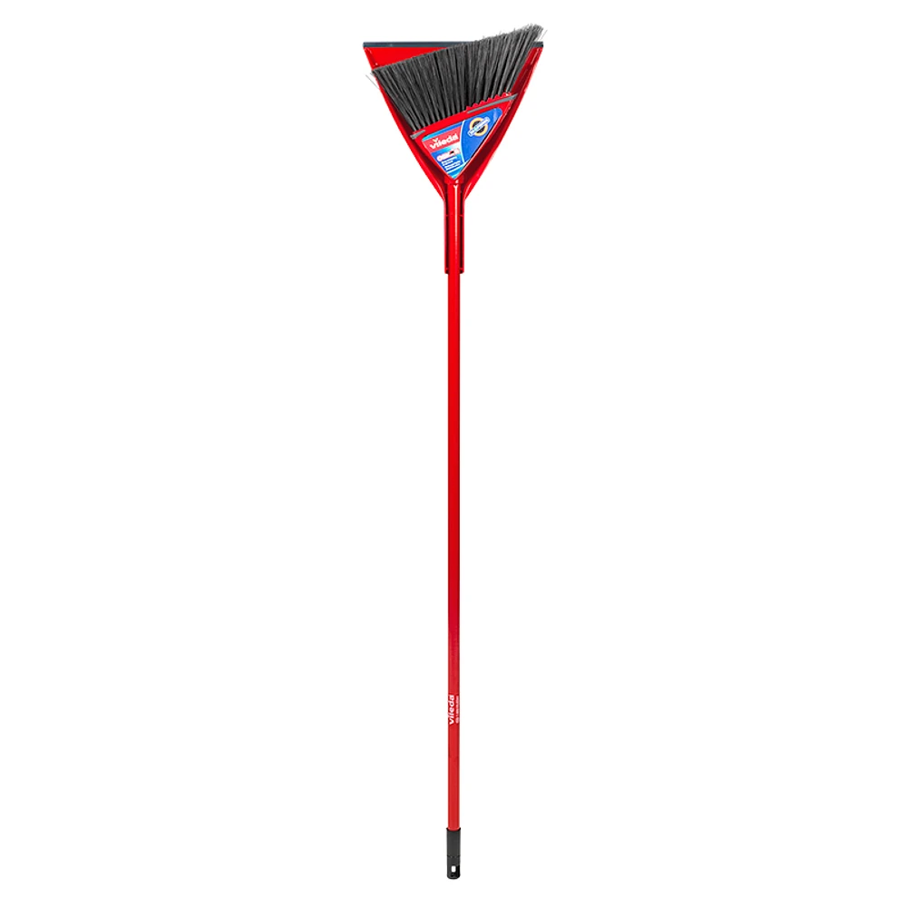 Vileda Oskar Angle Broom with Bonus Dust Pan