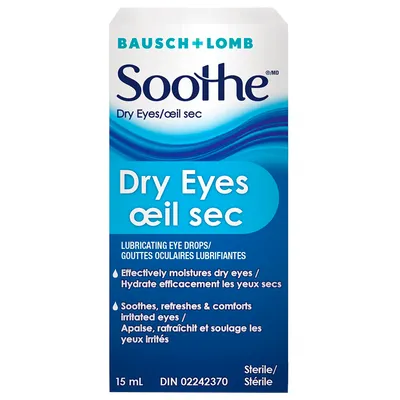 Bausch & Lomb Soothe Dry Eyes Eye Drops - 15ml