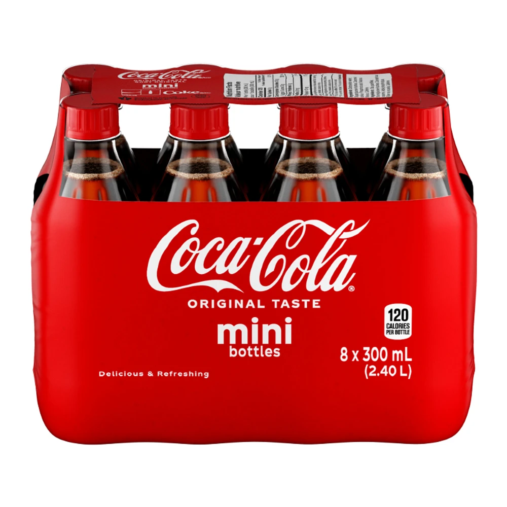 Coke Mini Bottles - 8x300ml