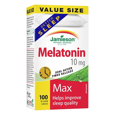 Jamieson Melatonin Max 10 mg - 100s