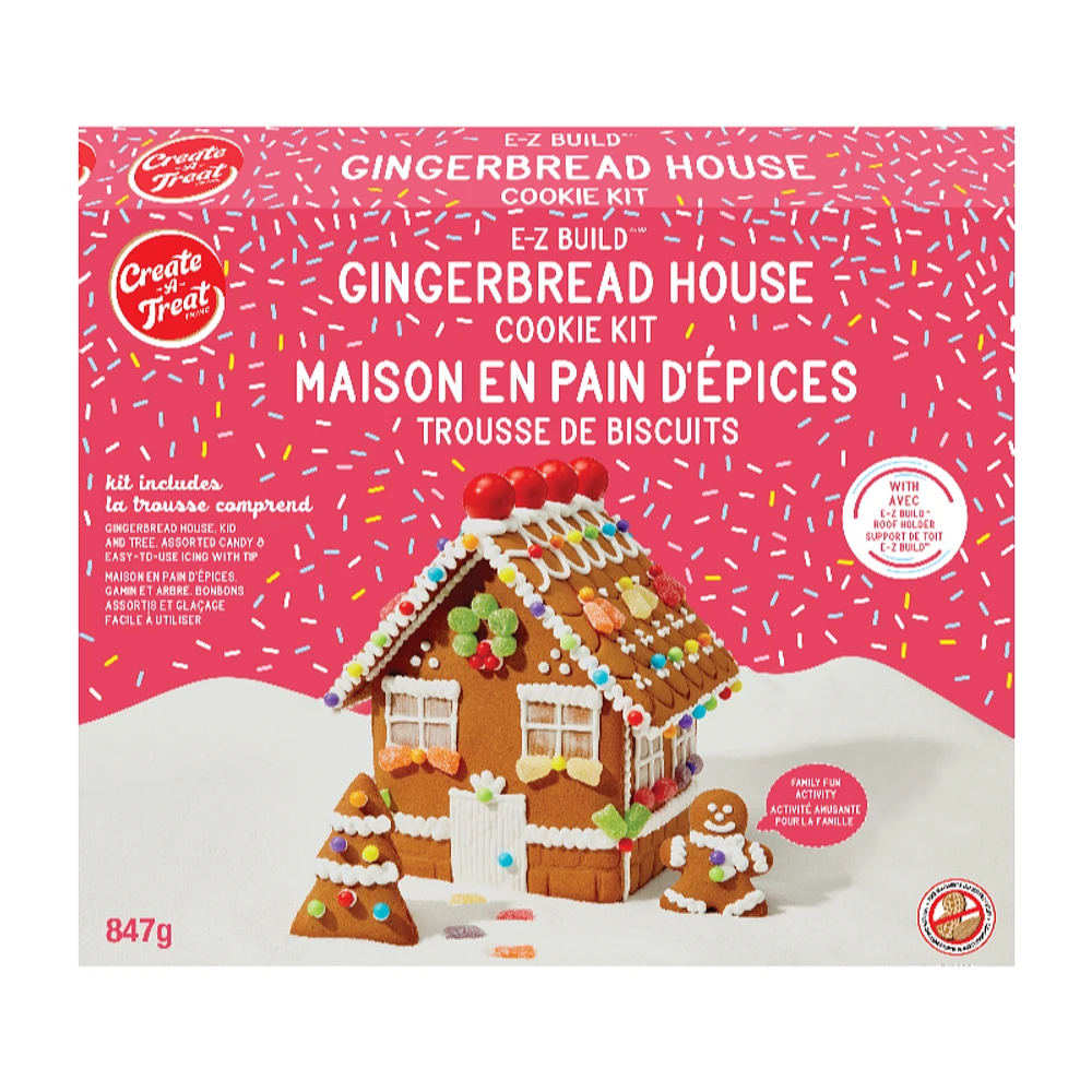 Create-a-Treat Gingerbread House Cookie Kit - 847g