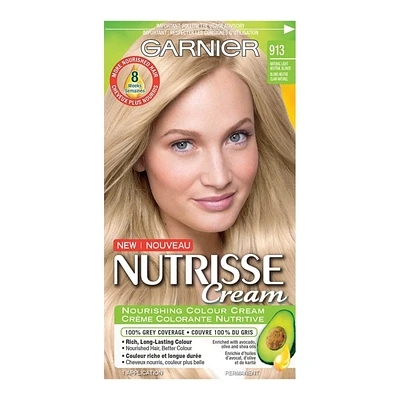 Garnier Nutrisse Cream Permanent Nourishing Color Cream - Natural Light Neutral Blonde (913)