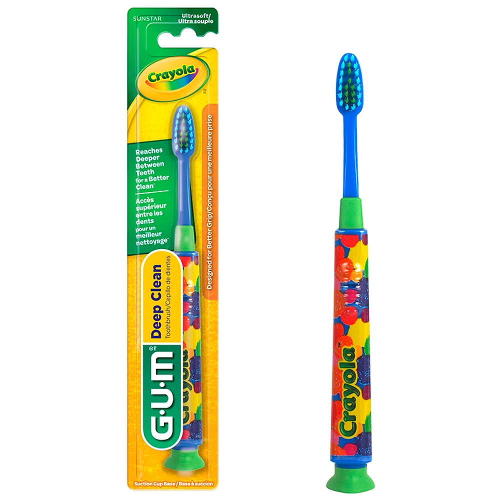 G.U.M Crayola Deep Clean Toothbrush - Ultra Soft