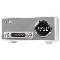 Victrola Clock Radio With Bluetooth - White - VC100WHT