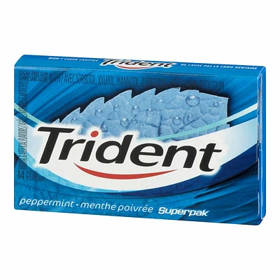 Trident Gum - Peppermint - 14 pieces