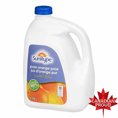 Sun-Rype Pure Orange Juice - 3.78L