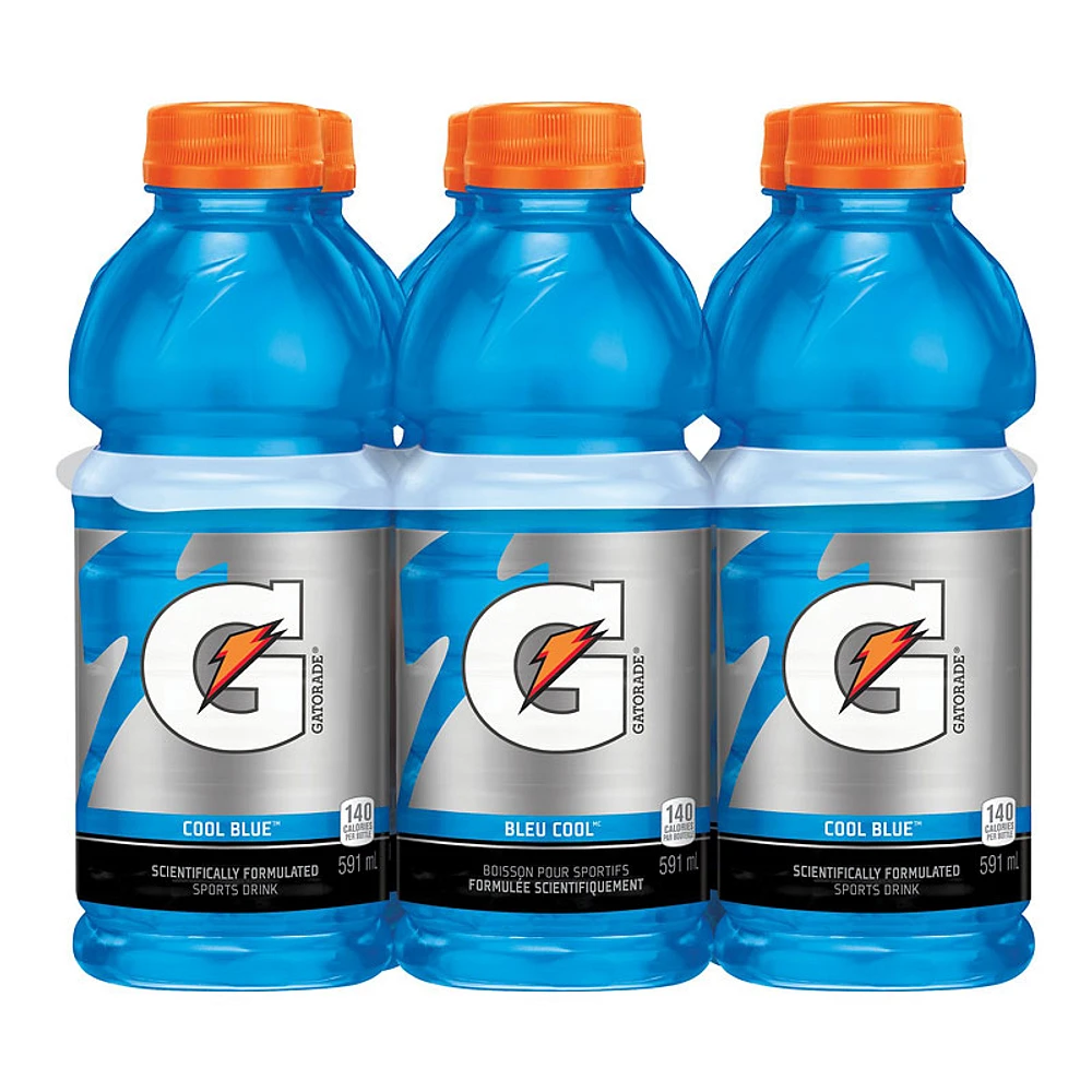 Gatorade Sports Drink - Cool Blue - 6x591ml