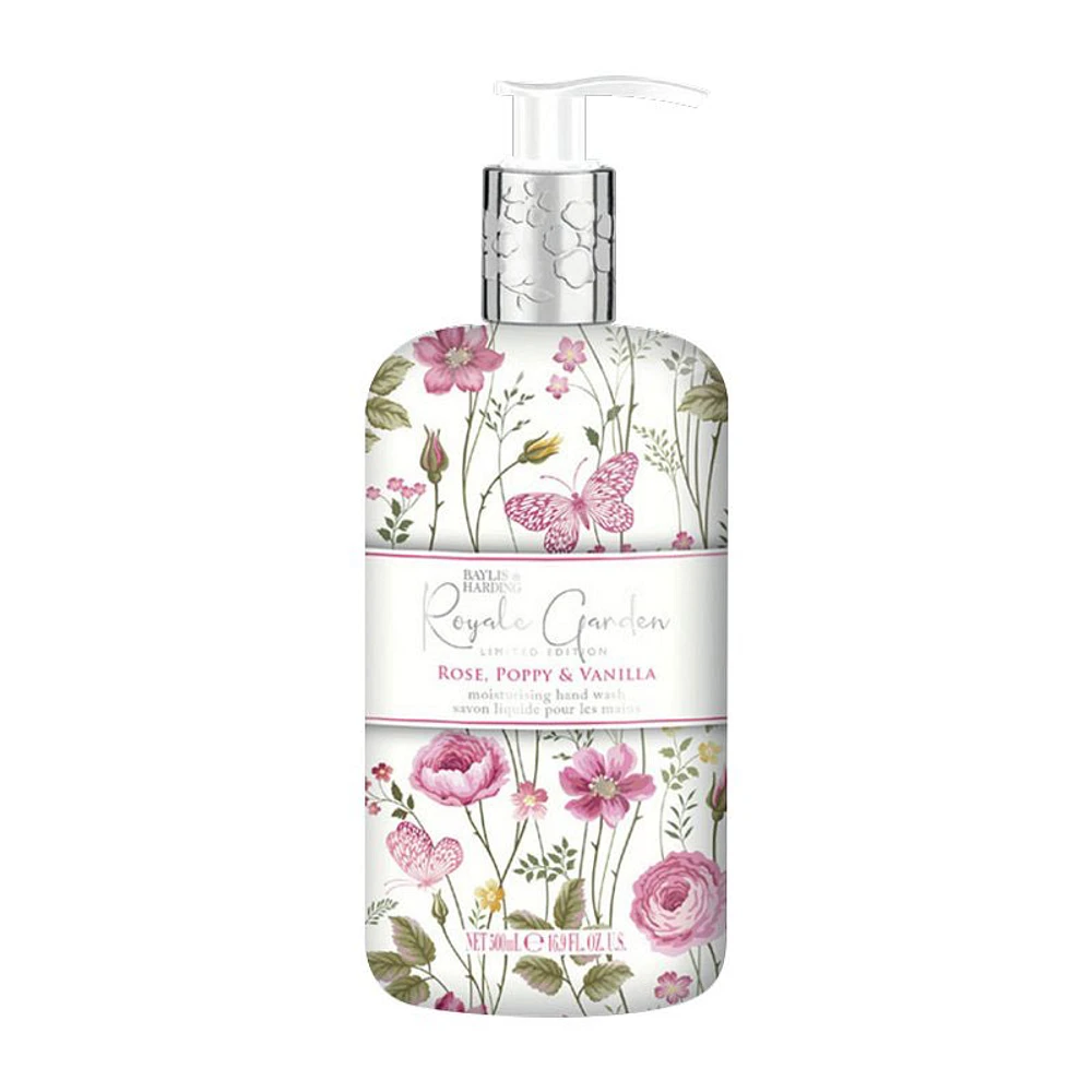 Baylis & Harding Royale Garden Limited Edition Hand Wash - Rose, Poppy & Vanilla - 500ml