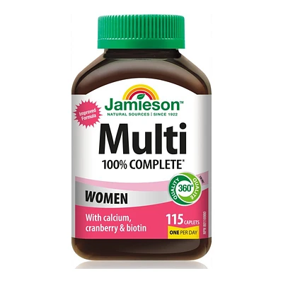 Jamieson Multi 100% Complete Women Caplets - 115's