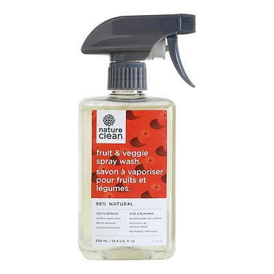 Nature Clean Fruit & Veggie Spray Wash - 500ml
