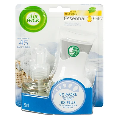 Air Wick Scented Oil Kit - Crisp Linen - 1 unit