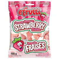 Efrutti Creamy Dreamy Strawberry Batch Gummy Candy - 100g