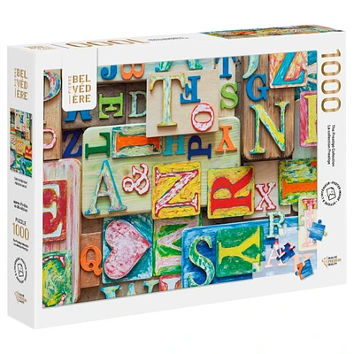 Pierre Belvedere Colourful Alphabet Jigsaw Puzzle - 1000pc