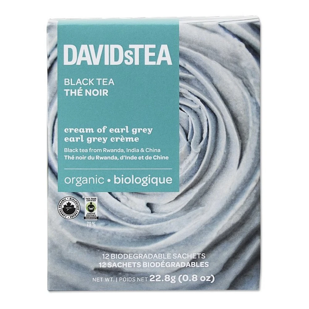 DAVIDsTEA Black Tea - Cream of Earl Grey - 12's