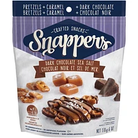 Snappers Caramel Pretzel Treat - Dark Chocolate Sea Salt - 170g