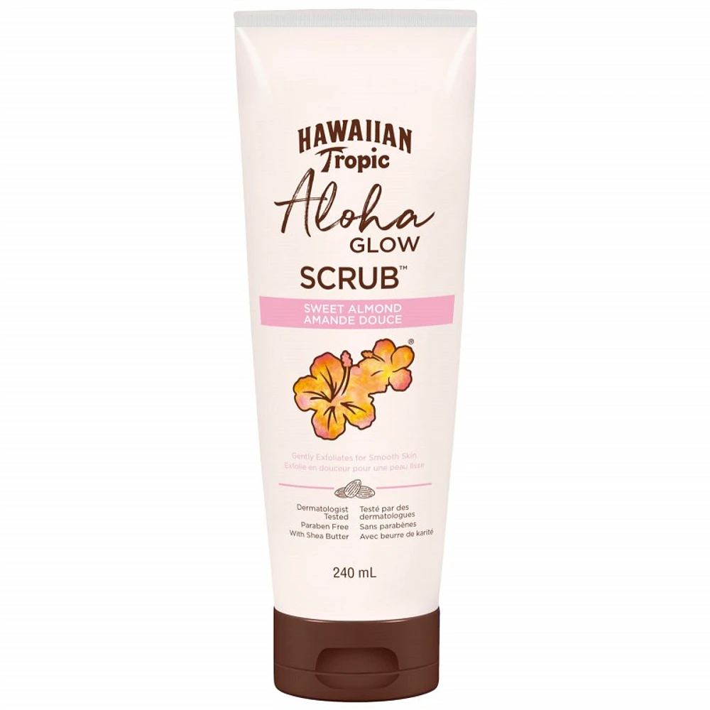 Hawaiian Tropic Aloha Glow Scrub - Sweet Almond - 240ml