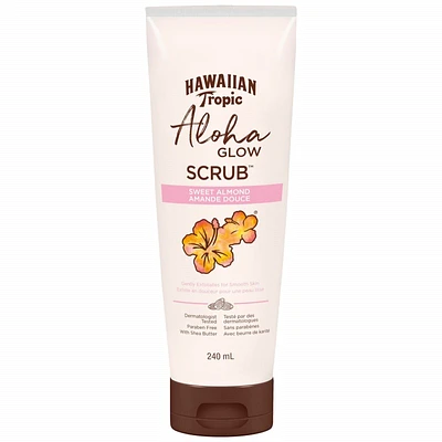 Hawaiian Tropic Aloha Glow Scrub - Sweet Almond - 240ml
