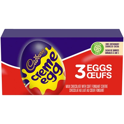 Cadbury Easter Creme Egg Milk Chocolate with Soft Fondant Centre - 102g