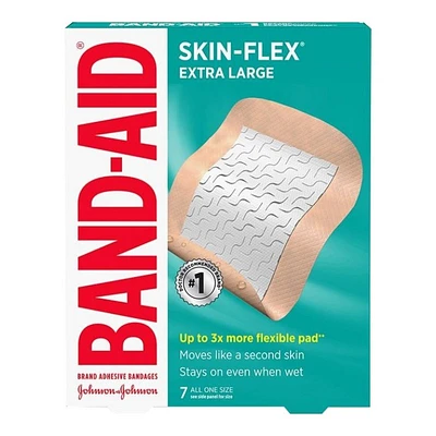 BAND-AID Skin-Flex Bandages - Extra Large - 7's
