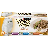 Fancy Feast Grilled in Gravy Cat Food - Variety Pack - 12 x 85g