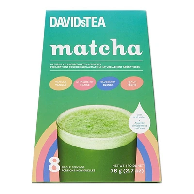 DAVIDsTEA Matcha - Variety Pack - 8's