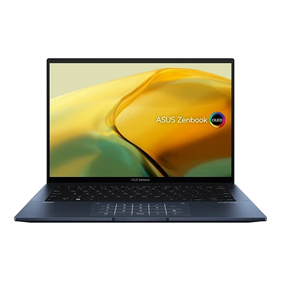 ASUS Zenbook Laptop - 14 Inch - 512GB SSD - Intel Core i7 - Intel Iris Xe - Ponder Blue - UX3402ZA-DS71T-CA - Open Box or Display Models Only