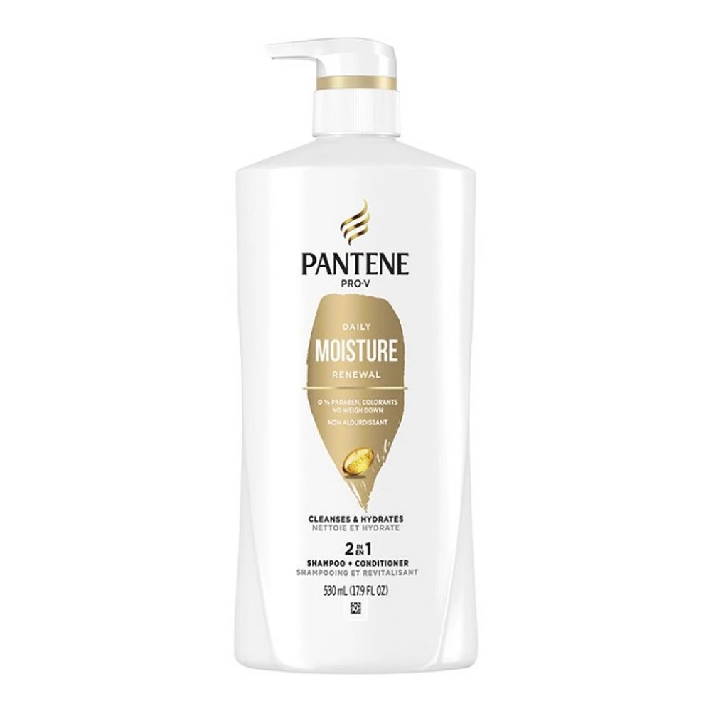 Pantene PRO-V 2 in 1 Daily Moisture Renewal Shampoo/Conditioner - 530ml