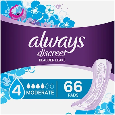 Always Discreet Pads - Moderate - 66's