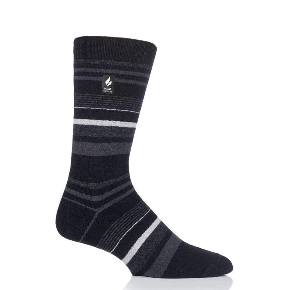 Heat Holders Men's Ultra Lite Crew Stripe Socks