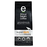 Ethical Bean Coffee - Super Dark French Roast - Ground Coffee - 227g