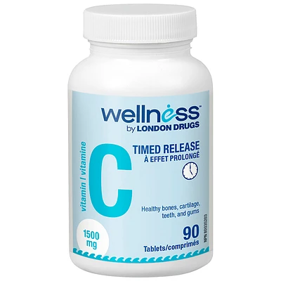 Wellness by London Drugs Vitamin C Timed Release - 1500mg - 90s