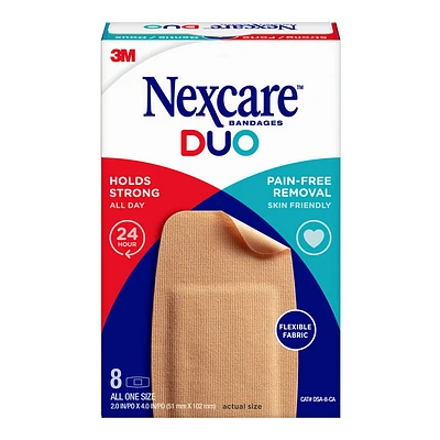 Nexcare Duo Knee and Elbow Bandages - One Size - 8's