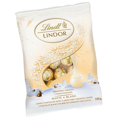 Lindt Lindor Mini Balls - White Chocolate - 100g