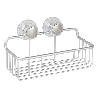 InterDesign Metro Suction Basket - Aluminum