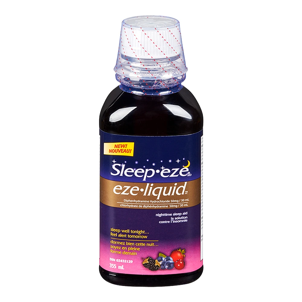 Sleep-Eze Liquid Night Time Sleep Aid - 355ml