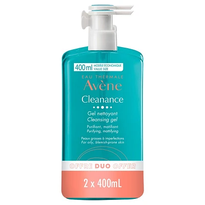 Eau Thermale Avene Cleanance Cleansing Gel Duo - 2 piece