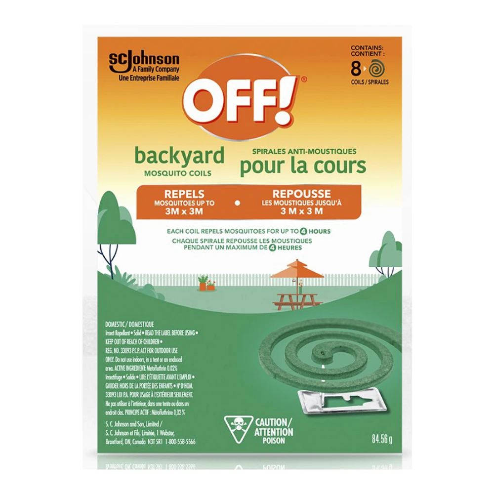 OFF! Insect Repellent Coils - 8's