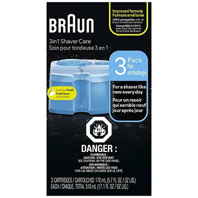 Braun Clean & Charge Refills - 3 pack