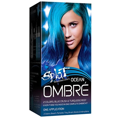 Splat Color Bleach Ombre Ocean Kit