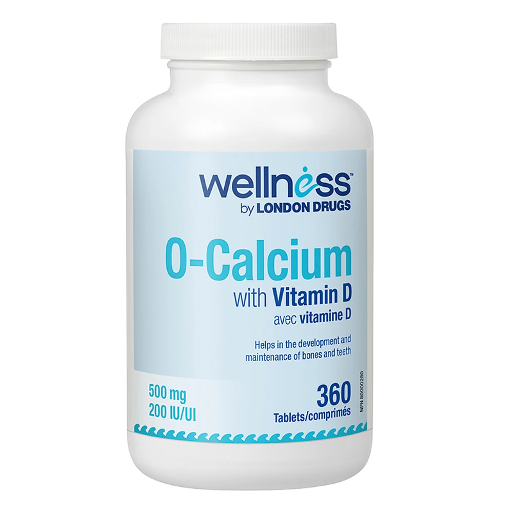 Wellness by London Drugs O-Calcium with Vitamin D - 360s