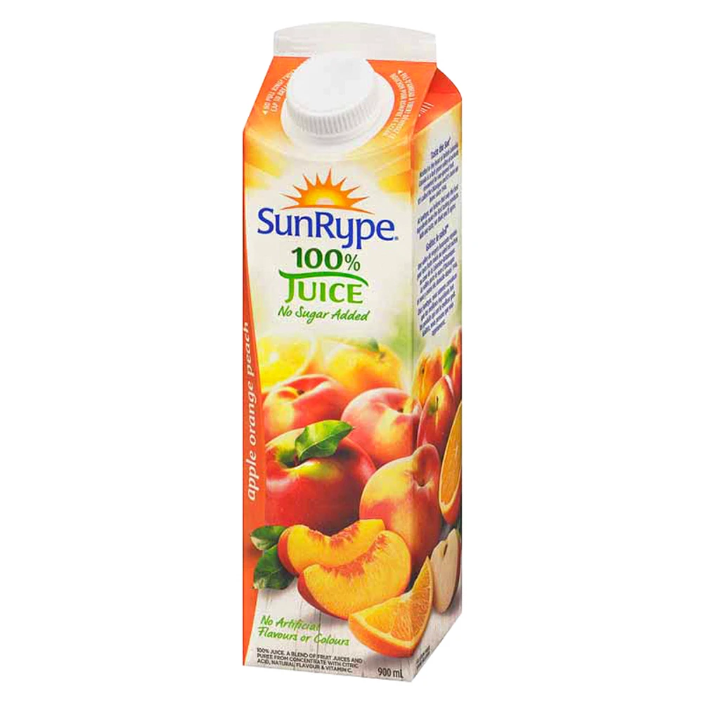 SunRype Fruit Juice - Apple Orange Peach - 900ml