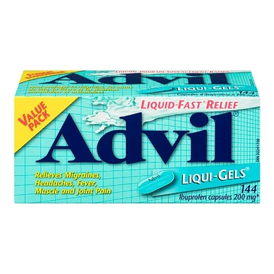 Advil Liqui-Gels Capsules - 144's