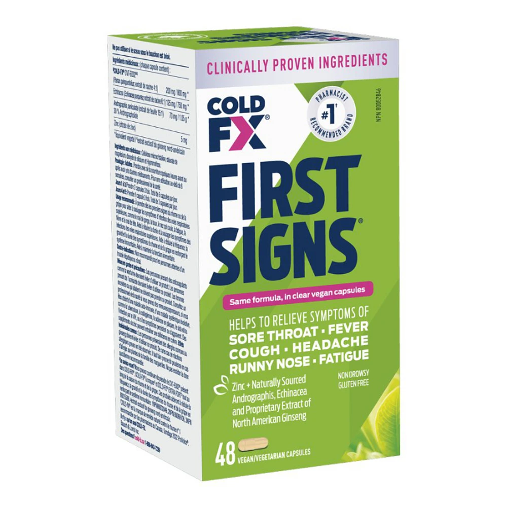 Cold-FX First Signs Capsules - 48s