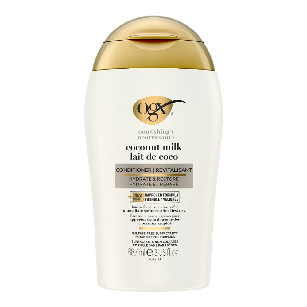 OGX Nourishing + Coconut Milk Travel Conditioner - 88.7ml