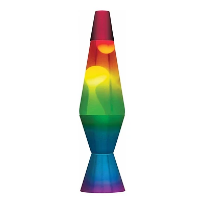 Lava Rainbow Decoration Lamp - White/Clear/Tricolor