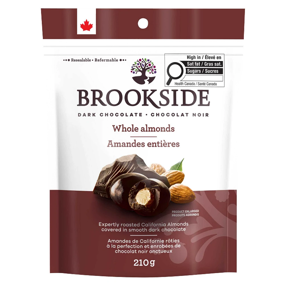 Brookside Dark Chocolate - Whole Almonds - 210g