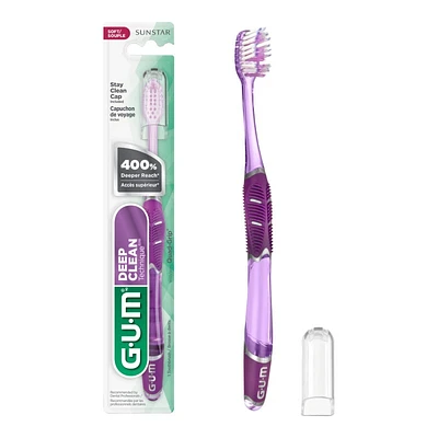 G.U.M Technique Deep Clean Compact Head Toothbrush - Assorted - Soft