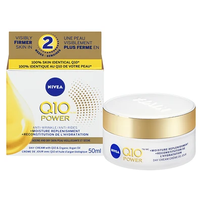Nivea Q10 Power Anti-Wrinkle + Moisture Replenishment Day Cream - 50ml