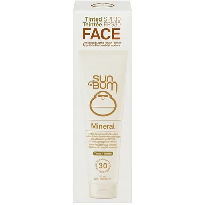 Sun Bum Tinted Mineral Sunscreen Face Lotion - SPF 30 - 50ml