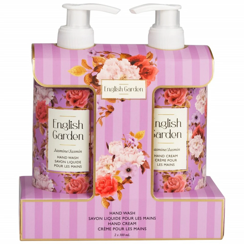 English Garden Hand Care Set - Jasmine - 2x300ml